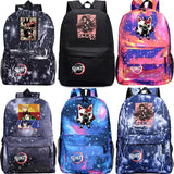 Demon Slayer Anime Backpack School Bags Student Kimetsu No Yai