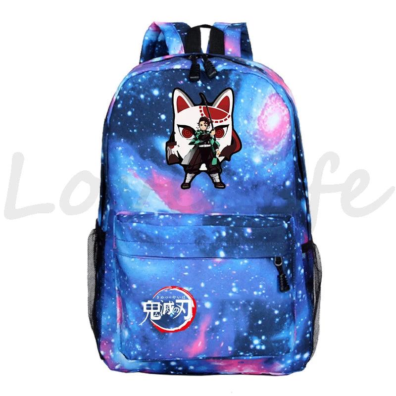 Demon Slayer Anime Backpack School Bags Student Kimetsu No Yai