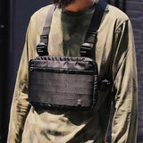 Tactical Men Chest Rig Bag Hip Hop Functional