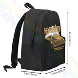 80S Film Crocodile Dundee Inspired Large Capacity Backpack