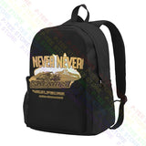 80S Film Crocodile Dundee Inspired Large Capacity Backpack