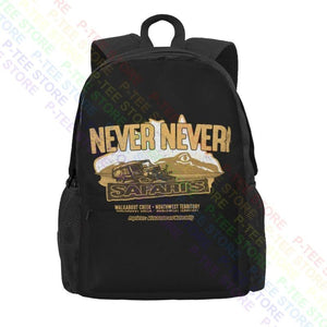 80S Film Crocodile Dundee Inspired Large Capacity Backpack