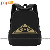 All Seeing Eye Retro Bike Car Masonic Backpack Hot Shoe Bag