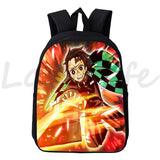 Anime Demon Slayer Backpack Waterproof Kindergarten Bookbag School Bags Boys Gir
