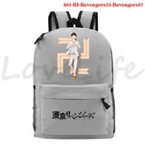 Tokyo Revengers School Backpack Boys Girls Bookbag Children's Backpacks