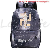 Tokyo Revengers School Backpack Boys Girls Bookbag Children's Backpacks
