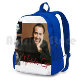 Retro Style Nicholas Cage Tribute Hiking Backpack
