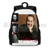 Retro Style Nicholas Cage Tribute Hiking Backpack