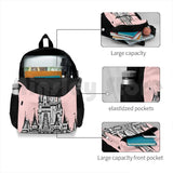 Magic Castle II Millennial Pink Outdoor Hiking Backpack Waterproof