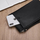 Men's Clutch Bag Pouch Zipper Business Handbag