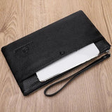 Men's Clutch Bag Pouch Zipper Business Handbag