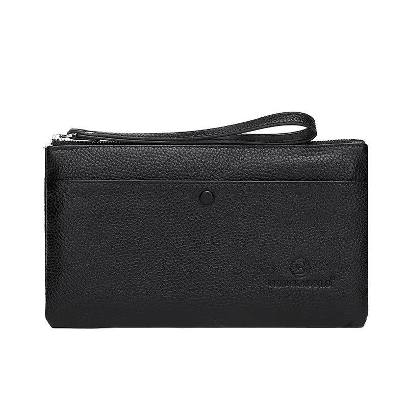Men's Clutch Bag Pouch Zipper Business Handbag