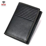 Ultra-thin Leather Wallet Unisex Purse