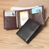Ultra-thin Leather Wallet Unisex Purse