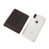 Crazy Horse Leather Men's Wallet European & American Dollar Clip