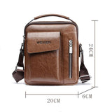 Men's Anti-theft Waterproof Crossbody Bag for Short Trips