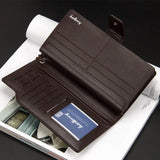 Multifunctional Men's Wallet with Zipper and Hasp Purses