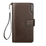 Multifunctional Men's Wallet with Zipper and Hasp Purses
