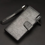 Multifunctional Men's Wallet with Zipper and Hasp Purses