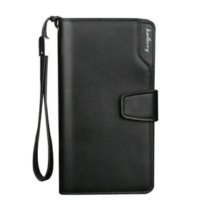 Multifunctional Men's Wallet with Zipper and Hasp Purses