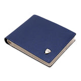 Men's Leather Wallet Cross Pattern Multi-Card Pocket Key Case