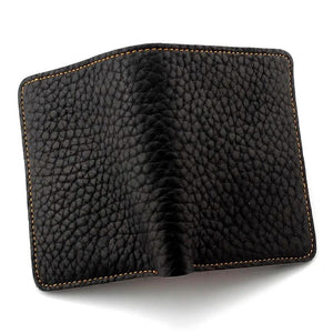 Yellow Stitch Soft Leather Wallet Men Teen Fashion Purse