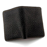 Yellow Stitch Soft Leather Wallet Men Teen Fashion Purse