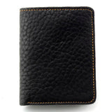 Yellow Stitch Soft Leather Wallet Men Teen Fashion Purse