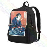 Samurai Dj Zm1 Large Capacity Backpack Bookbag
