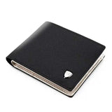 Men Wallet PU Leather Clutch Short Money Clip Male Purse