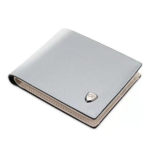 Men Wallet PU Leather Clutch Short Money Clip Male Purse
