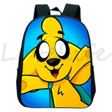 Funny Cartoon Mikecrack Backpack Baby Girls Boys School Bag