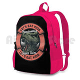 Funny Punctuation Saves Lives Backpack