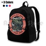 Funny Punctuation Saves Lives Backpack