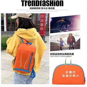Foldable Sports Backpack - Orange