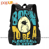 Floorball Player Backpack Large Capacity 3D School Sport Bag
