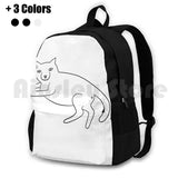 Judgemental Cat Outdoor Hiking Backpack