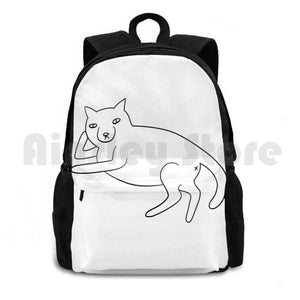 Judgemental Cat Outdoor Hiking Backpack