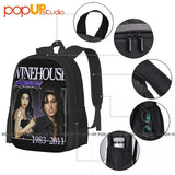 Amy Winehouse Backpack Large Capacity Print Style Shopping Bag