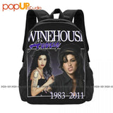 Amy Winehouse Backpack Large Capacity Print Style Shopping Bag