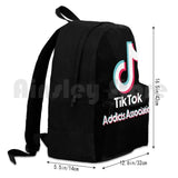 Addicts Association Outdoor Hiking Backpack Funny