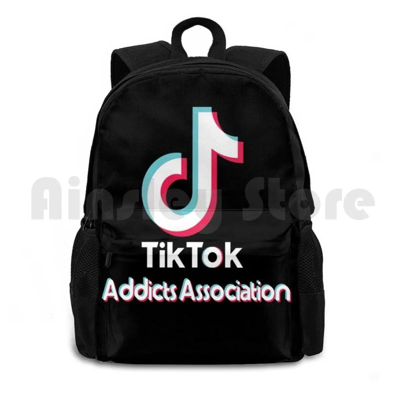 Addicts Association Outdoor Hiking Backpack Funny