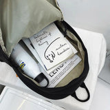 Nylon Waterproof Backpack Men Travel Backbag College Students Shoulder Bag