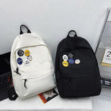 Nylon Waterproof Backpack Men Travel Backbag College Students Shoulder Bag