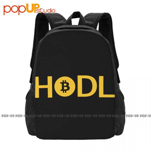 Bitcoin Hodl Backpack Large Capacity Storage Bag For Travel