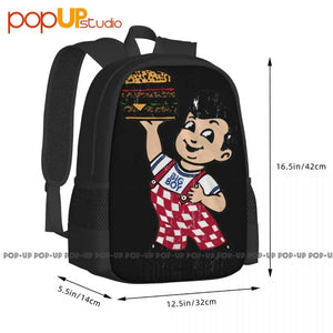 Bob's Big Boy Adult Hamburger Backpack - Large Capacity Travel Style