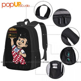 Bob's Big Boy Adult Hamburger Backpack - Large Capacity Travel Style