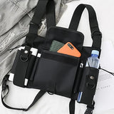 Adjustable Unisex Chest Pouch Bag Outdoor Vest