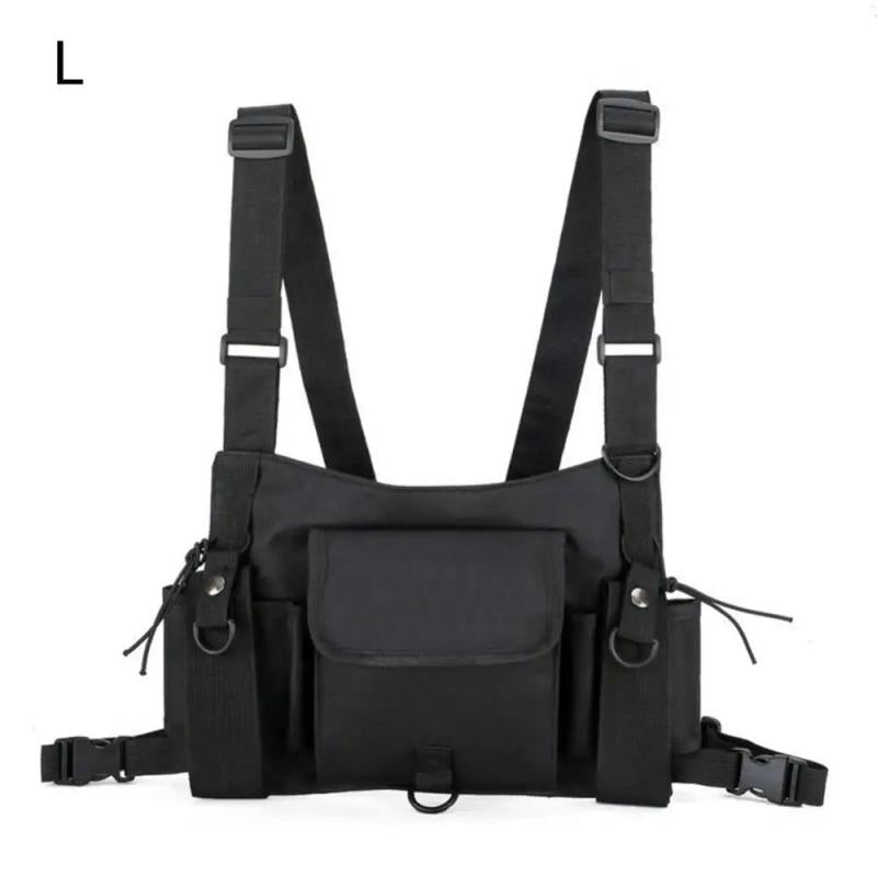 Adjustable Unisex Chest Pouch Bag Outdoor Vest