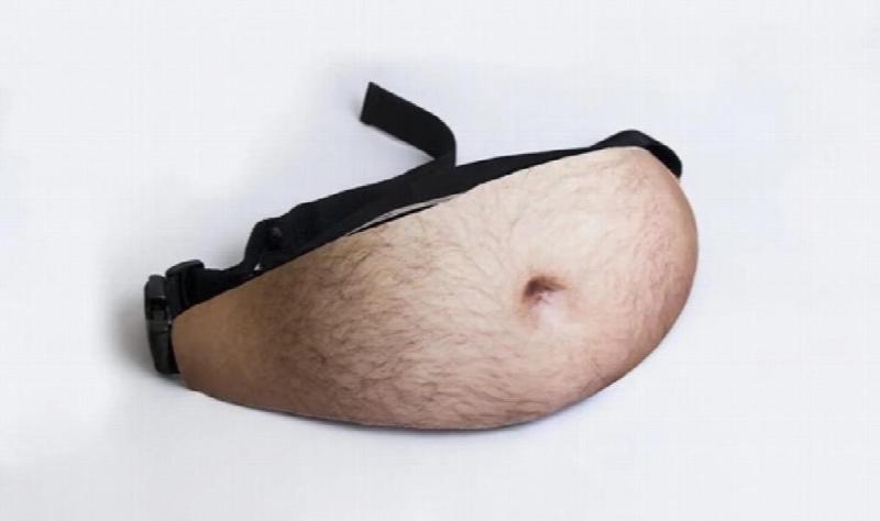 Funny Dad Bod Money Belt Bag Travel Waist Bag